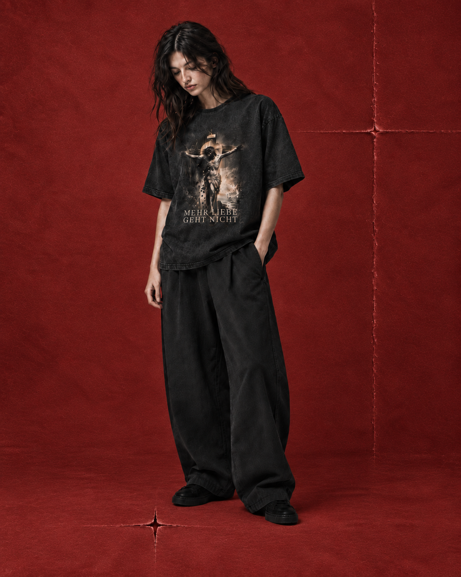 Mehr Liebe geht nicht Oversize Vintage T-Shirt DTF