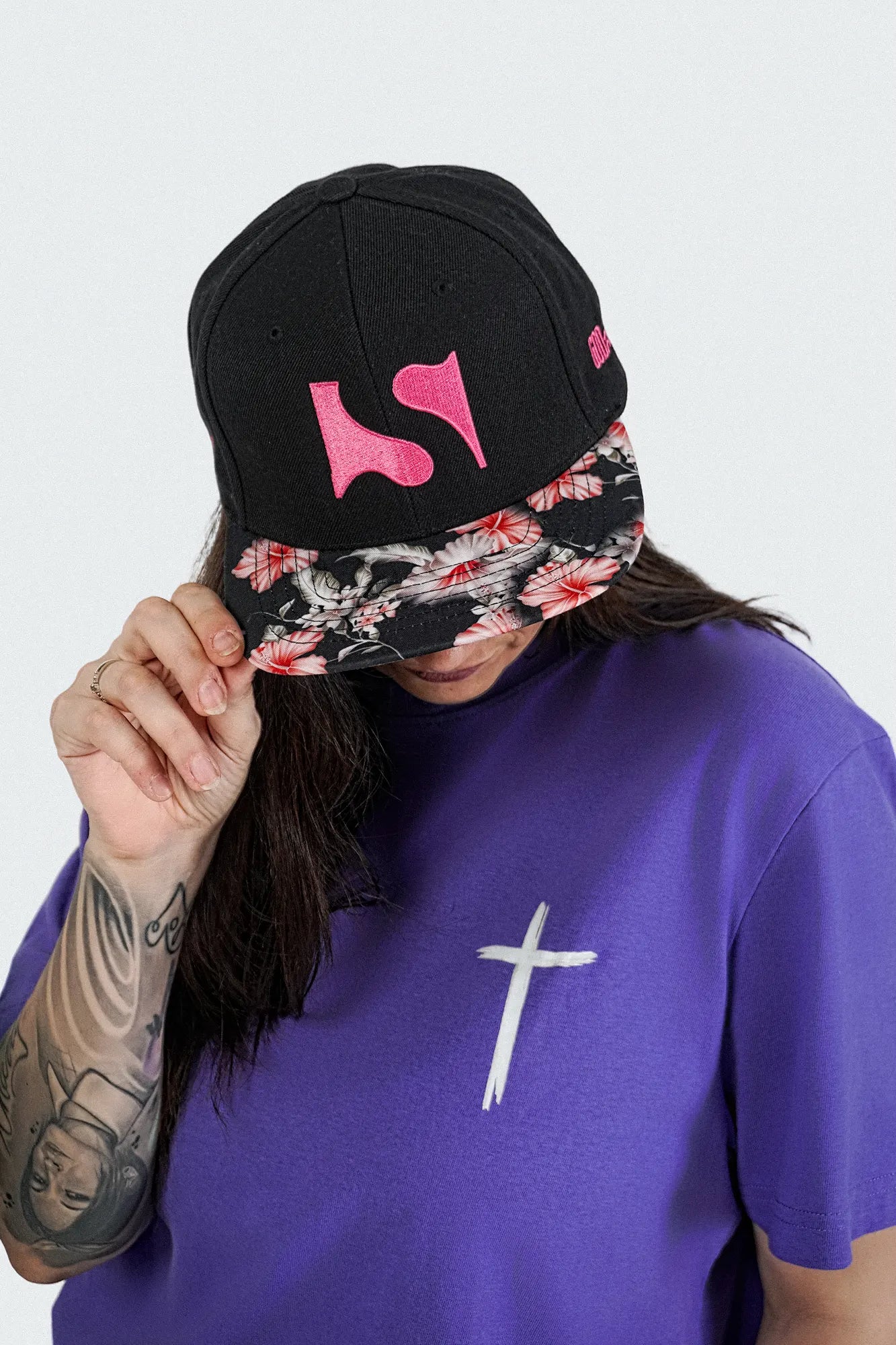 Fearless Summer GOD-First Cap floral