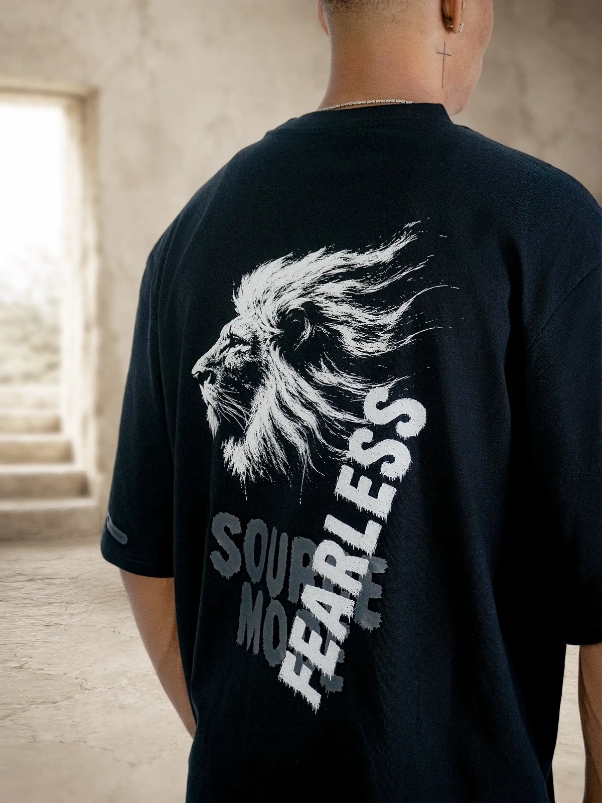 Fearless Lion Oversized Shirt