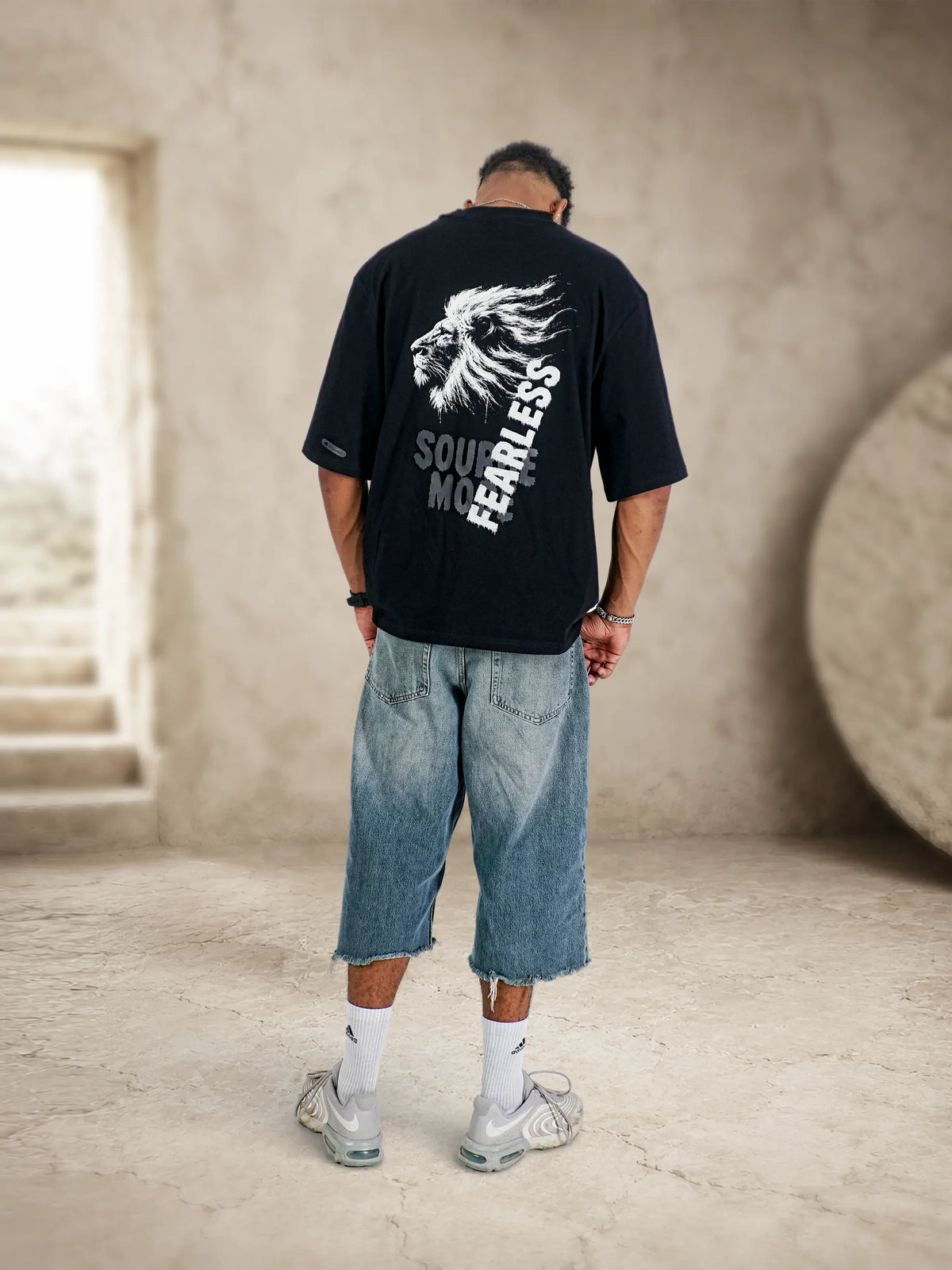 Fearless Lion Oversized Shirt
