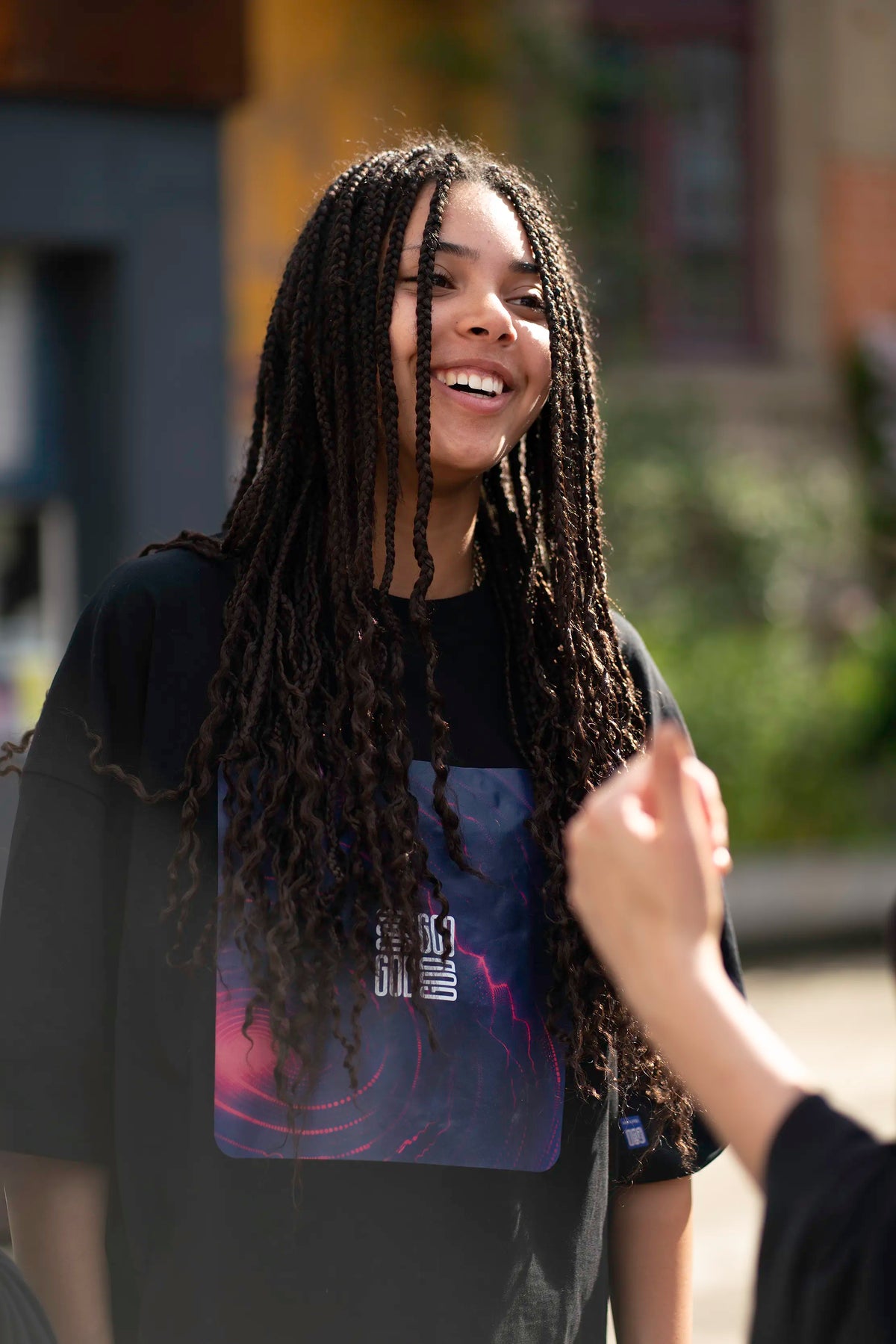 Open Source Online Ticket. Boxy T-Shirt black