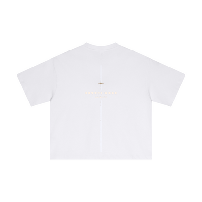 Mehr Liebe Boxy T-Shirt in Weiß – zweite Ansicht, Source Mode
