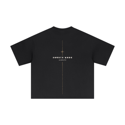 Mehr Liebe Boxy T-Shirt in Schwarz – zweite Ansicht, Source Mode