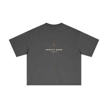 Mehr Liebe Boxy T-Shirt in Dunkelgrau – zweite Ansicht, Source Mode