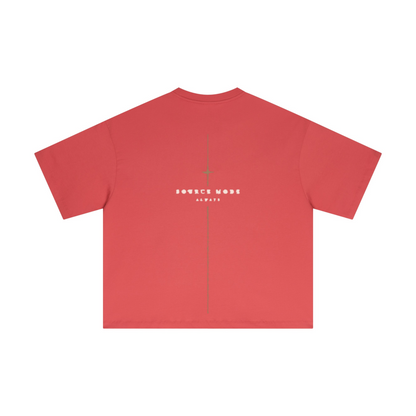Mehr Liebe Boxy T-Shirt in Orange – zweite Ansicht, Source Mode